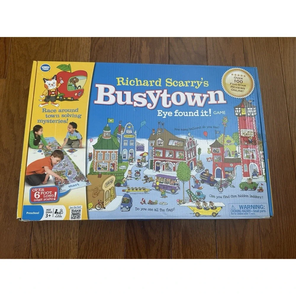 Richard Scarry's Busytown Eye Found It Game COMPLETE I Can Do It 2011 Kids